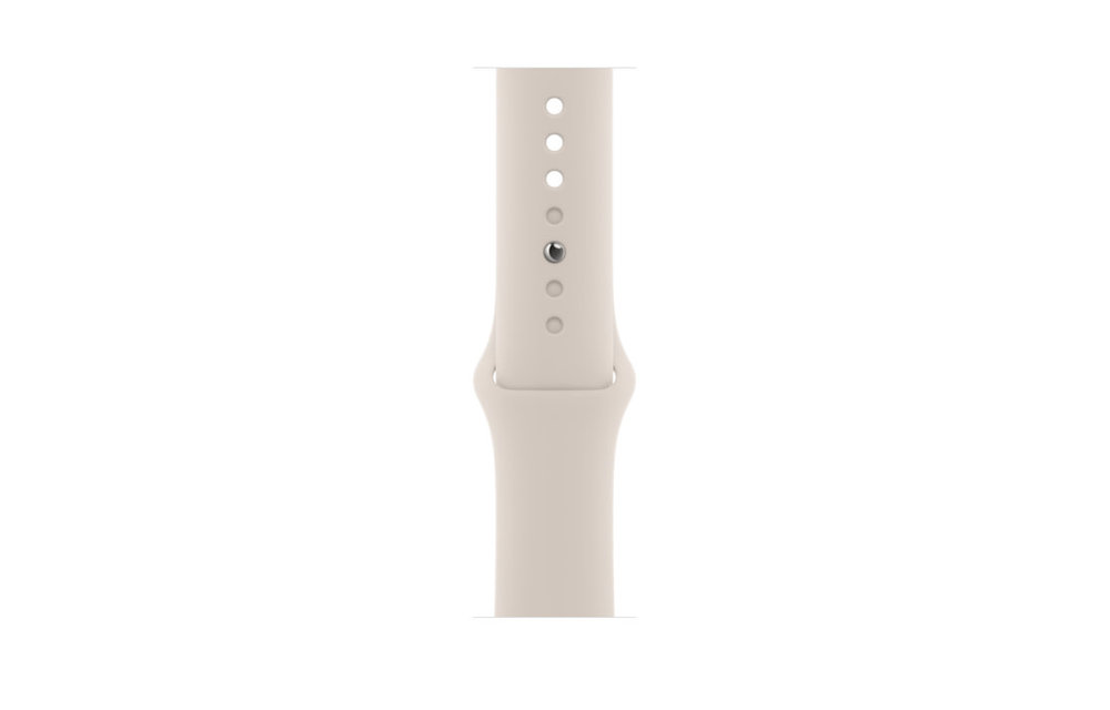 Apple Watch Series 8 GPS, 45mm Aluminum Case with Starlight Sport Band - Starlight