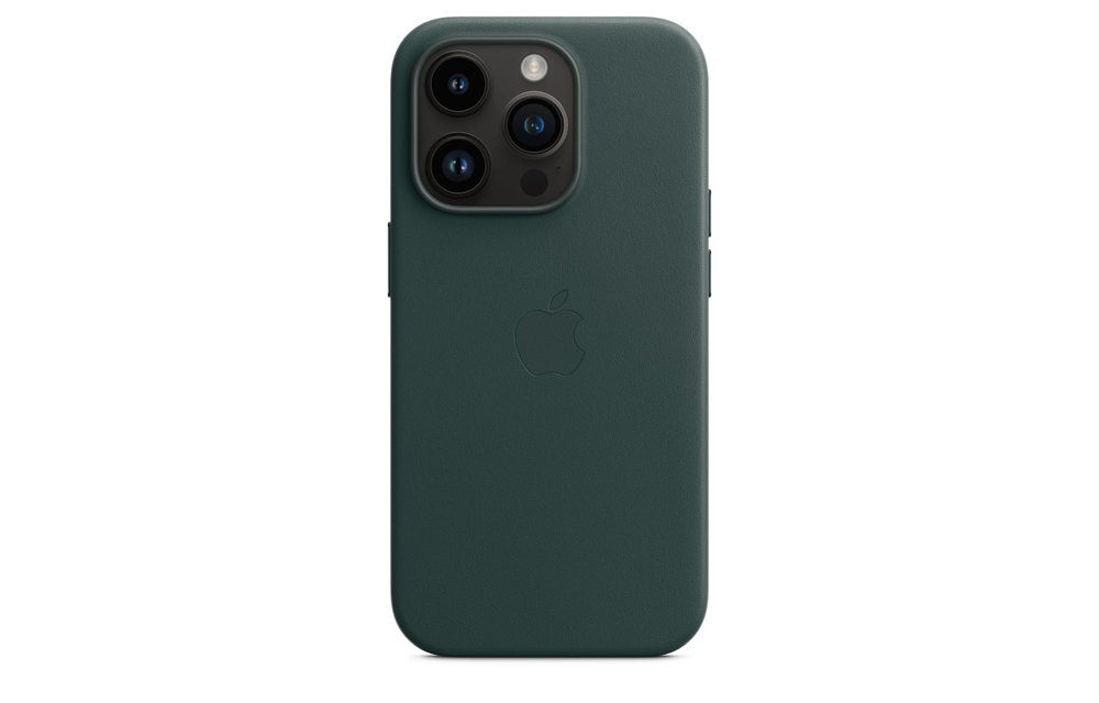 Apple IPhone 14 Pro Leather Case with MagSafe - Forest Green
