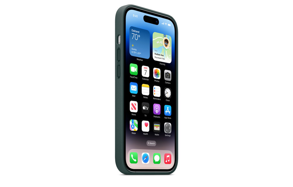 Apple IPhone 14 Pro Leather Case with MagSafe - Forest Green