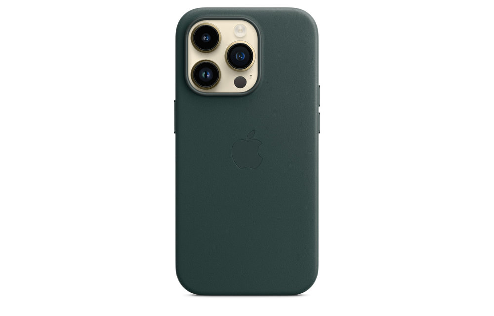 Apple IPhone 14 Pro Leather Case with MagSafe - Forest Green