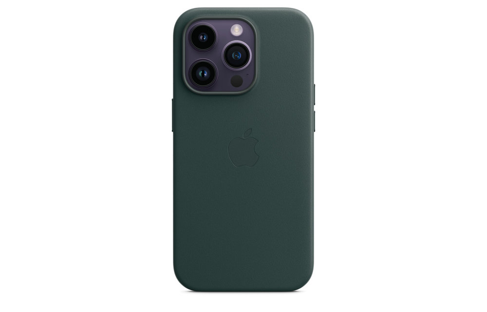 Apple IPhone 14 Pro Leather Case with MagSafe - Forest Green