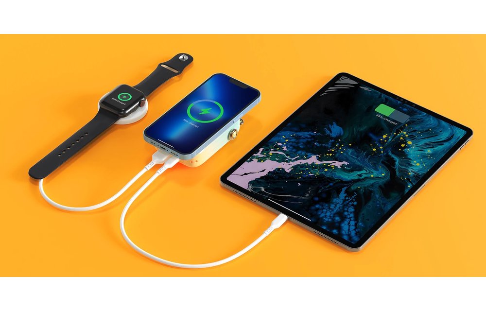 Zendure SuperMini GO MagSafe Magnetic Wireless Power Bank PD 10,000mAh - Gradient Orange