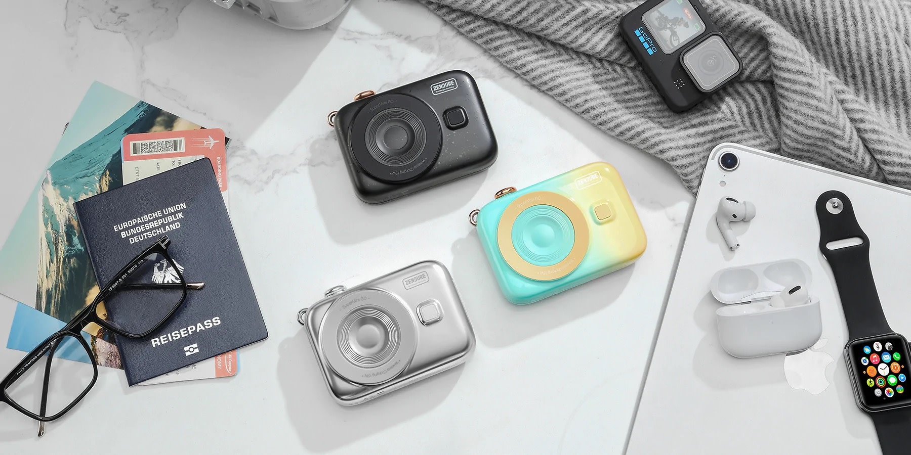 Zendure SuperMini GO MagSafe Magnetic Wireless Power Bank PD 10,000mAh - Gradient Orange