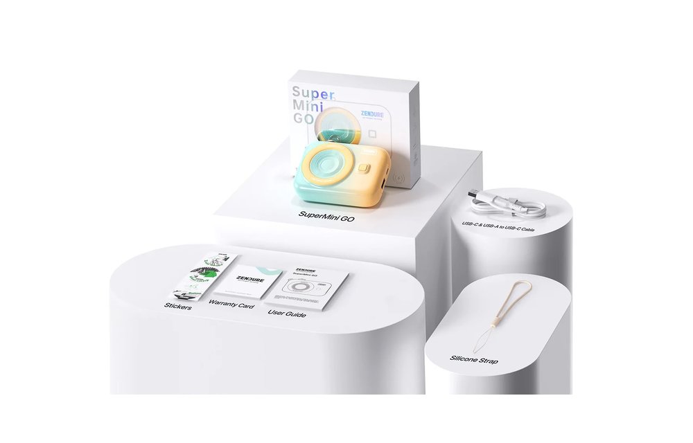 Zendure SuperMini GO MagSafe Magnetic Wireless Power Bank PD 10,000mAh - Gradient Orange