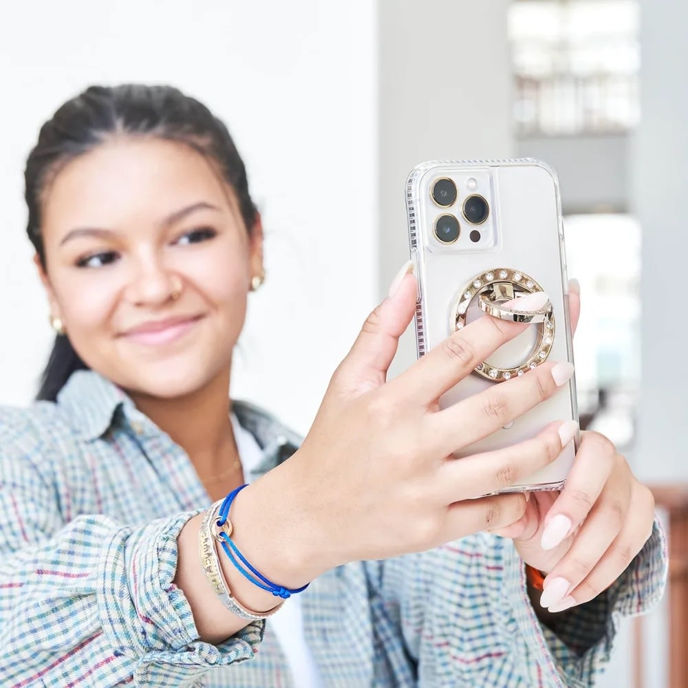 Case Mate MagSafe Magnetic Ring Stand - Champagne Crystal
