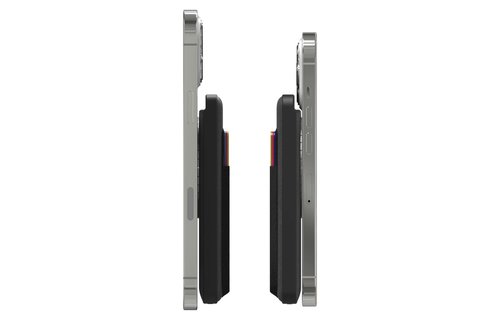 Mophie Snap Plus Juice Pack Mini Wallet Magsafe Wireless Charging Power Bank 5K - Black