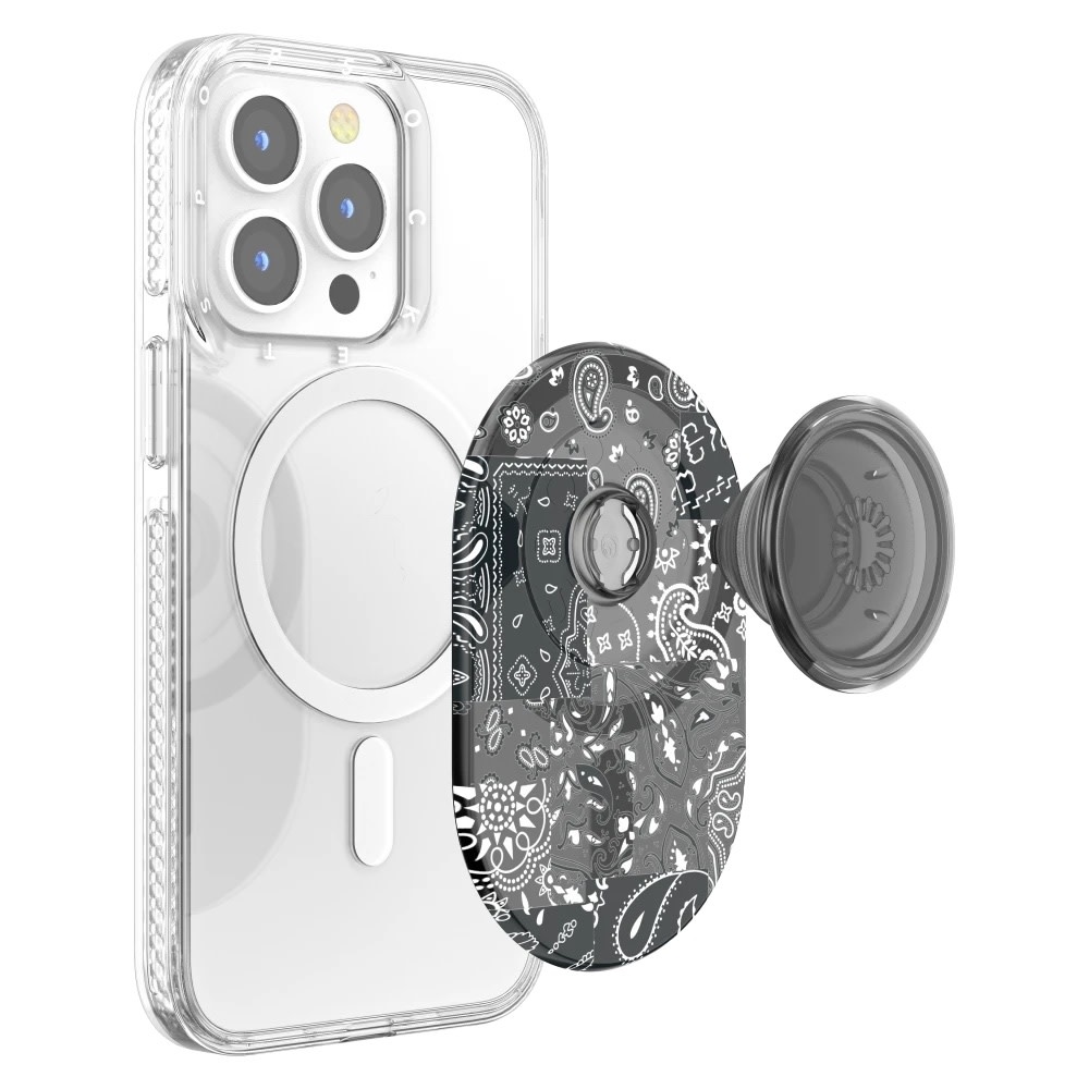PopSockets PopGrip & Stand for MagSafe Phone Holder  - Bandana