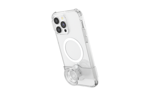 PopSockets MagSafe PopGrip Slide Case for Apple iPhone 14 Pro Max - Clear