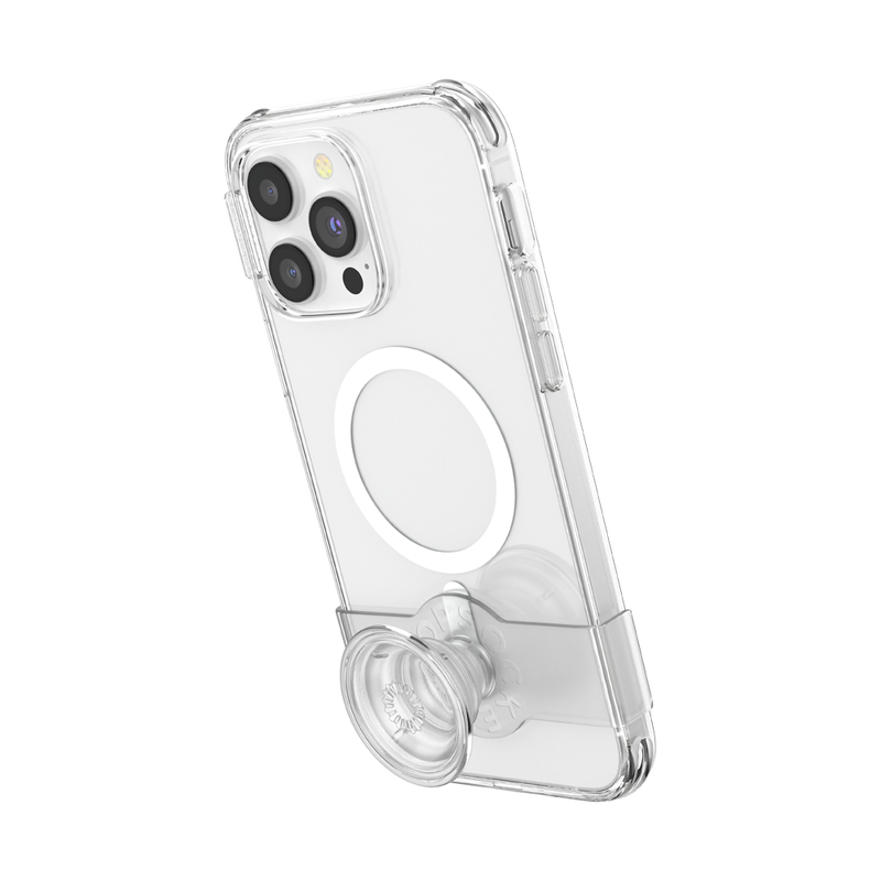 PopSockets MagSafe PopGrip Slide Case for Apple iPhone 14 Pro Max - Clear