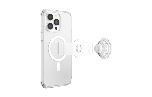 PopSockets MagSafe PopGrip Slide Case for Apple iPhone 14 Pro Max - Clear