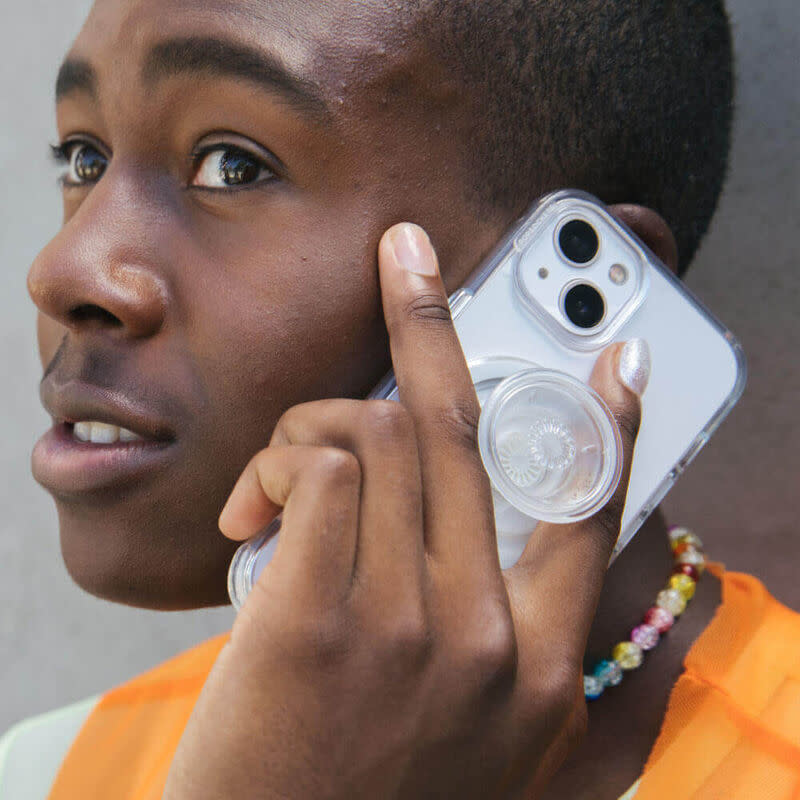 PopSockets MagSafe PopGrip Slide Case for Apple iPhone 14 Pro Max - Clear