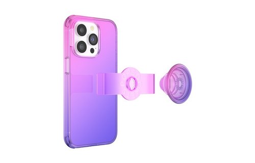 PopSockets PopGrip Slide Case for Apple iPhone 14 Pro Max - Berry Blur