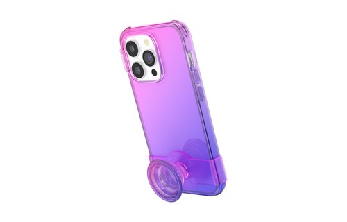 PopSockets PopGrip Slide Case for Apple iPhone 14 Pro Max - Berry Blur