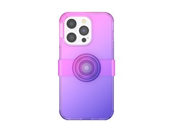 PopSockets PopGrip Slide Case for Apple iPhone 14 Pro Max - Berry Blur