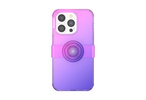 PopSockets PopGrip Slide Case for Apple iPhone 14 Pro - Berry Blur