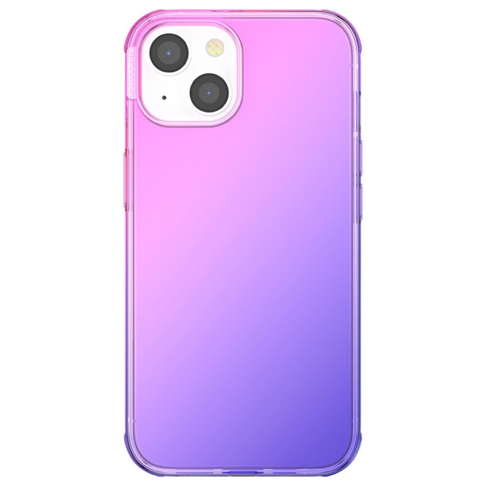 PopSockets PopGrip Slide Case for Apple iPhone 14 Pro - Berry Blur