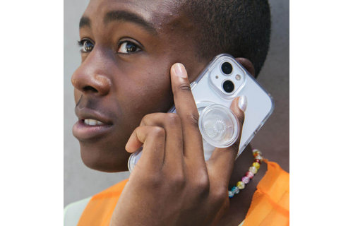 PopSockets MagSafe PopGrip Slide Case for Apple iPhone 14 Pro - Clear