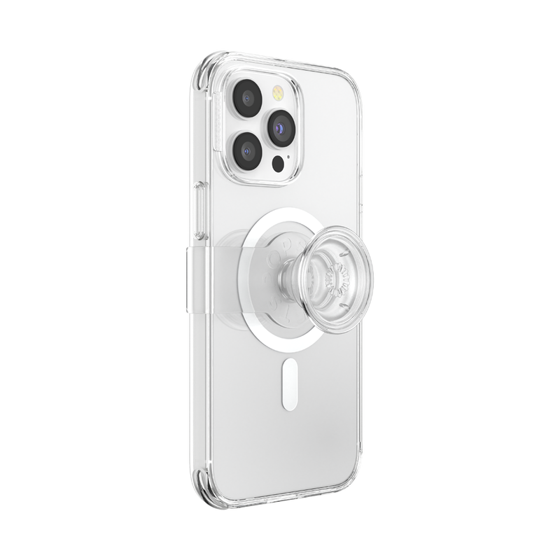 PopSockets MagSafe PopGrip Slide Case for Apple iPhone 14 Pro - Clear
