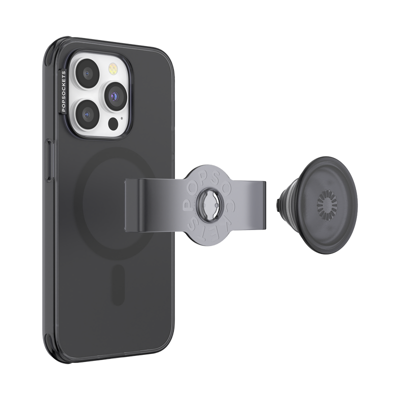 PopSockets MagSafe PopGrip Slide Case for Apple iPhone 14 Pro - Black