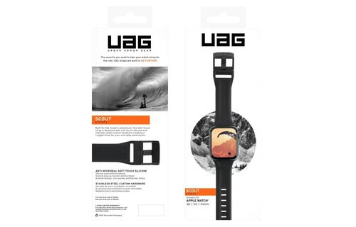 UAG Scout Strap for Apple Watch 38/40/41/42mm - Black