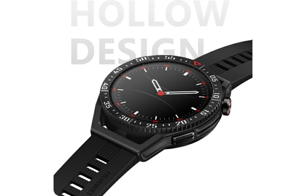 Huawei Watch GT 3 SE Grey Durable Polymer Fiber Watch Case - Green TPU Strap