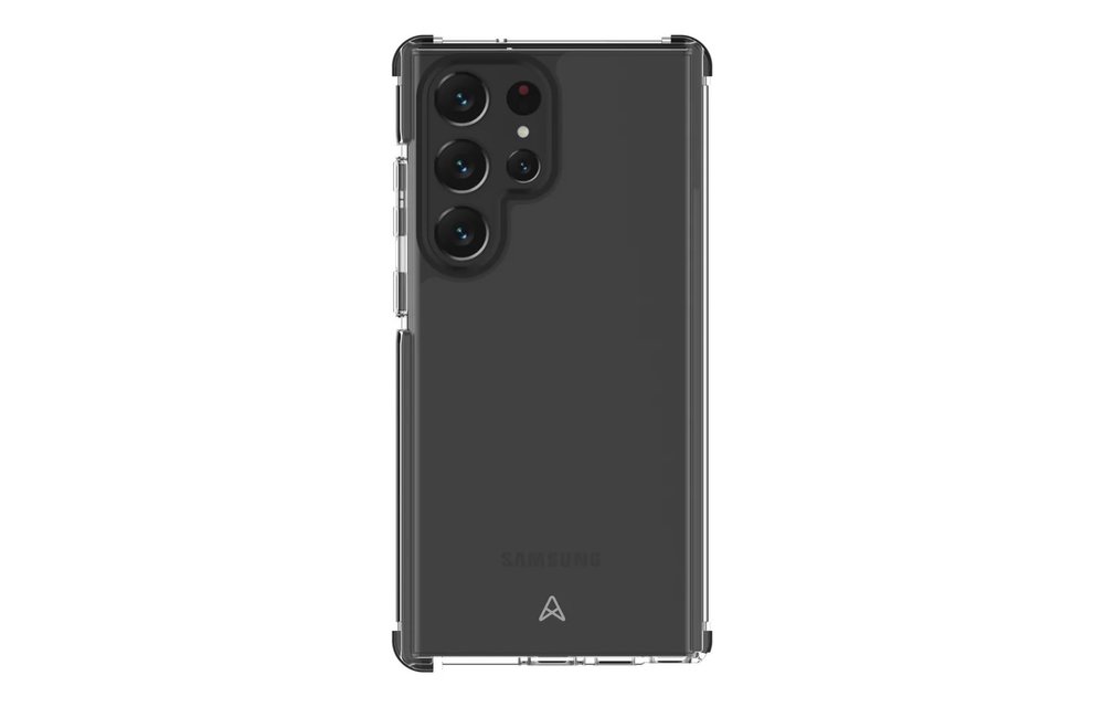 Axessorize Pro Shield Plus Case for Samsung Galaxy S23 Ultra - Black/Clear