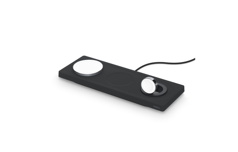 Belkin Boost Charge Pro 3-In-1 MagSafe Wireless Charging Pad - Black