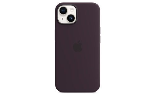Apple IPhone 14 Silicone Case with MagSafe - Elderberry