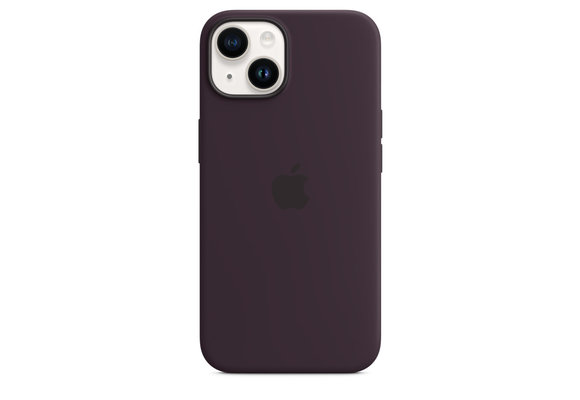Apple IPhone 14 Silicone Case with MagSafe - Elderberry