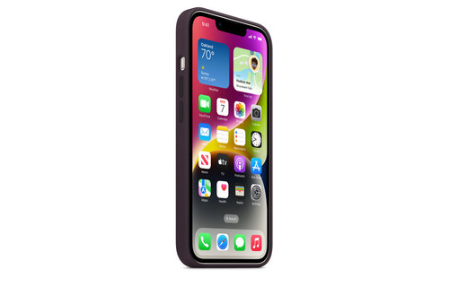 Apple IPhone 14 Silicone Case with MagSafe - Elderberry