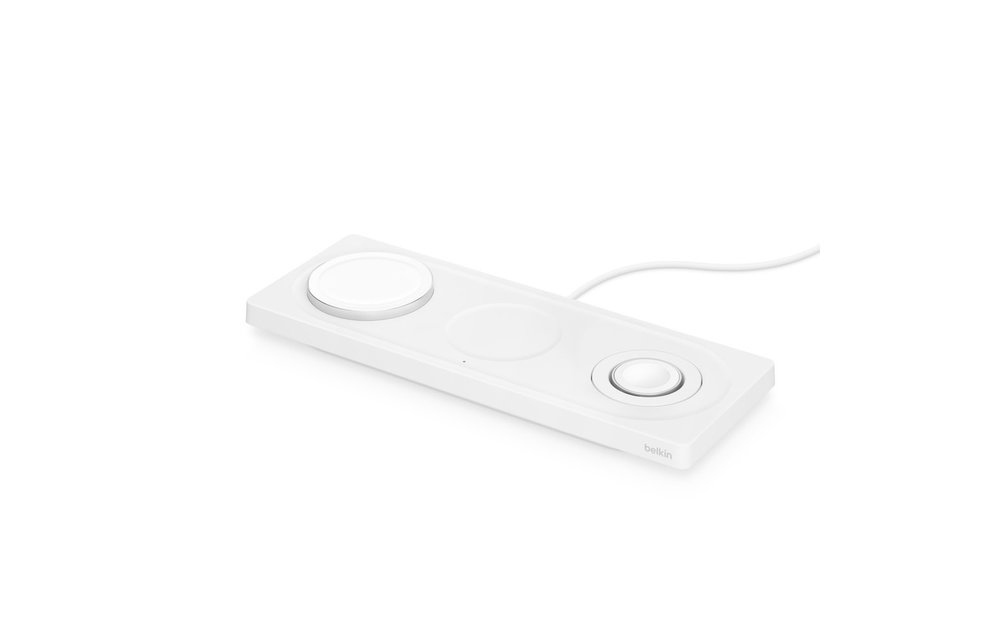 Belkin Boost Charge Pro 3-In-1 MagSafe Wireless Charging Pad - White