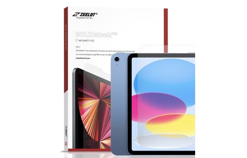 Zeelot Solidsleek Pure Glass HD Clear Screen Protector for iPad Air 10.9" / Pro 11" - Clear