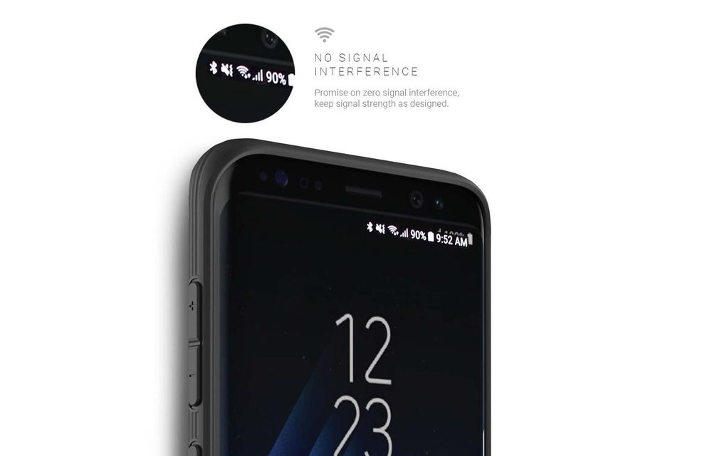 EVUTEC AER KARBON SERIES CASE FOR SAMSUNG GALAXY S8 PLUS - BLACK