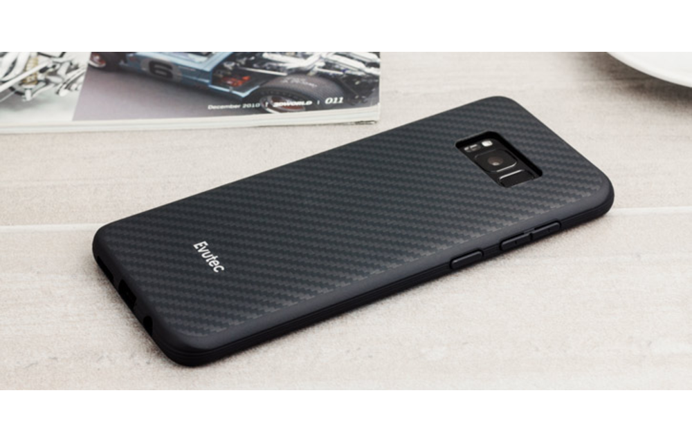 EVUTEC AER KARBON SERIES CASE FOR SAMSUNG GALAXY S8 PLUS - BLACK