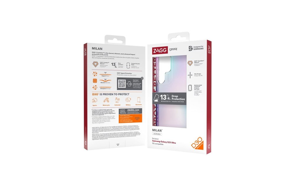 Gear4 Milan Case for Samsung Galaxy S23 Ultra - Aurora