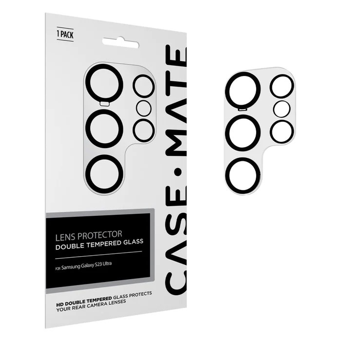 Case Mate Rear Camera Lens Glass Protector for Samsung Galaxy S23 Ultra - Clear