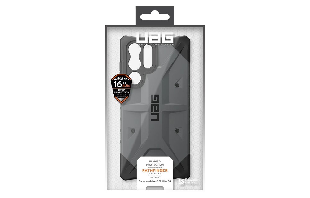 UAG Pathfinder Case for Samsung Galaxy S22 Ultra - Silver