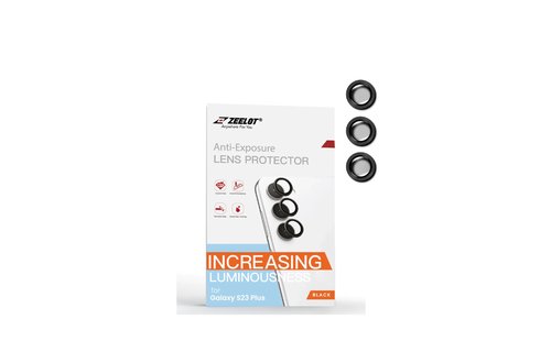 ZEELOT Pishield Titanium Alloy Lens Protector for Samsung Galaxy S23 / S23 Plus - Black
