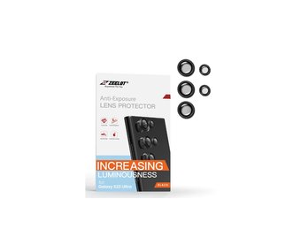 ZEELOT Pishield Titanium Alloy Lens Protector for Samsung Galaxy S23 Ultra - Black