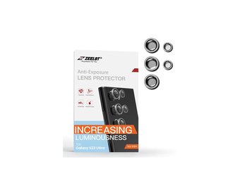 ZEELOT Pishield Titanium Alloy Lens Protector for Samsung Galaxy S23 Ultra - Sliver