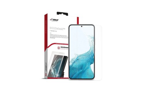 Zeelot Solidsleek Tempered Glass Screen Protector for Samsung Galaxy S23 Plus - Retina Clear