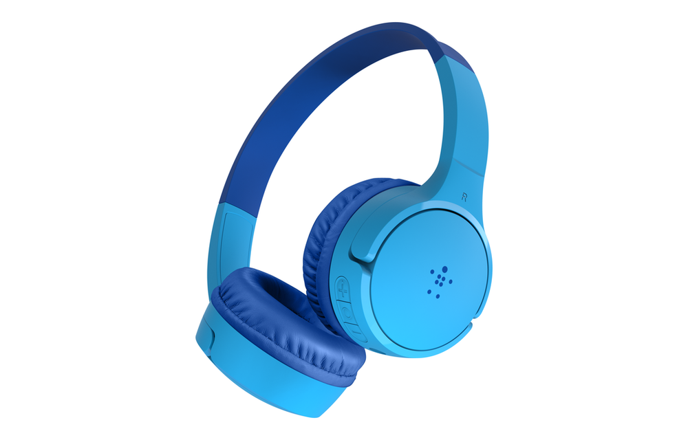 Belkin SoundForm Mini Wireless On-Ear Headphones for Kids - Blue