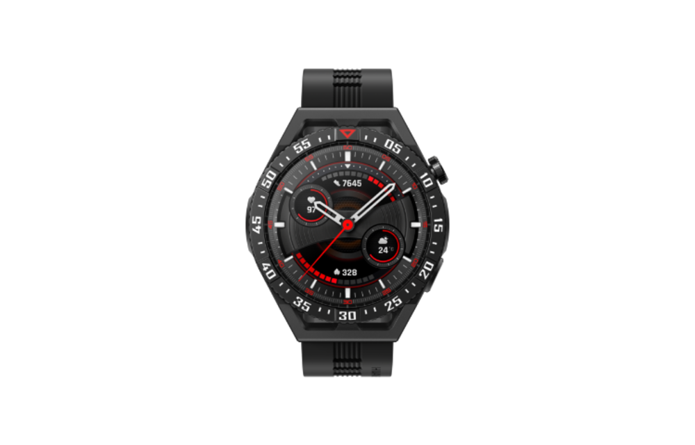 Huawei Watch GT 3 SE Black Durable Polymer Fiber Watch Case - Black TPU Strap