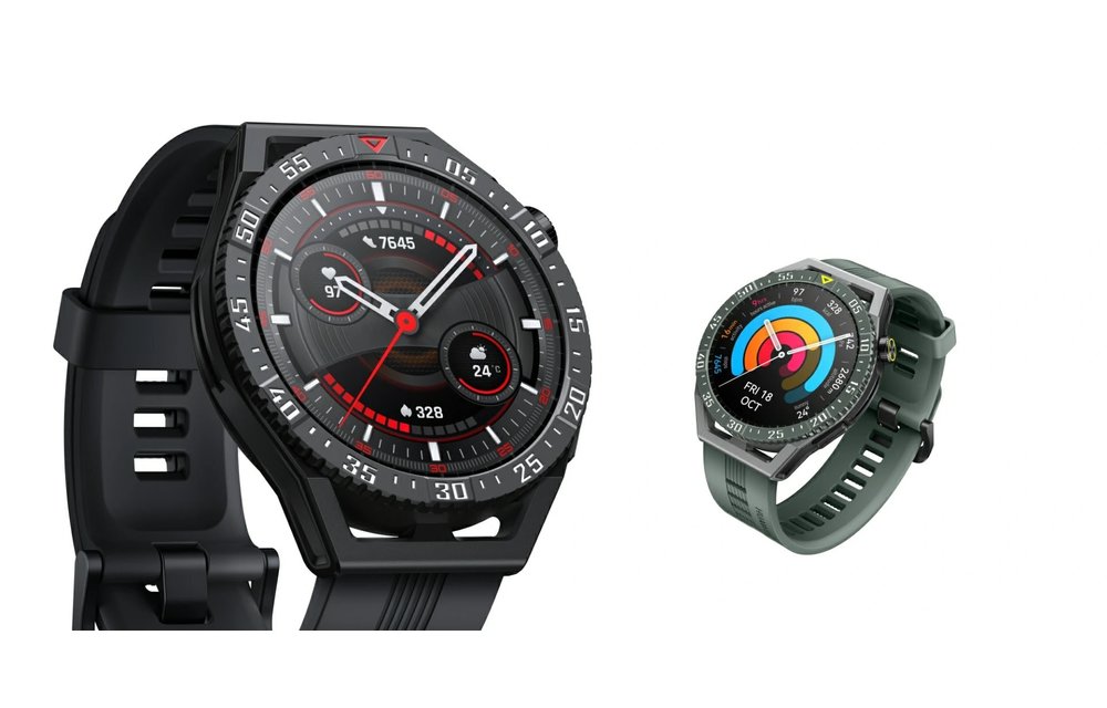 Huawei Watch GT 3 SE Black Durable Polymer Fiber Watch Case - Black TPU Strap