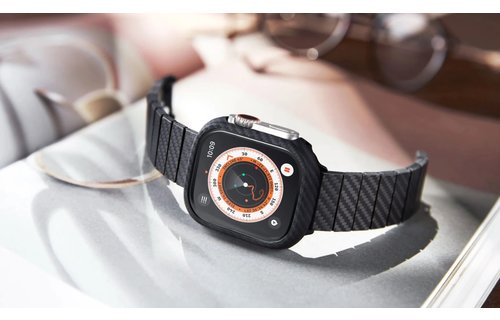 Pitaka Air Case for Apple Watch Ultra 49mm - Black/Grey Twill