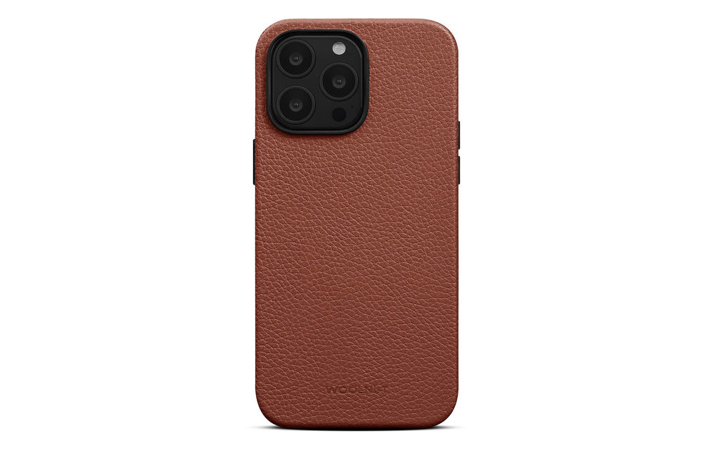 Woolnut Leather Case with Magsafe for iPhone 14 Pro - Cognac