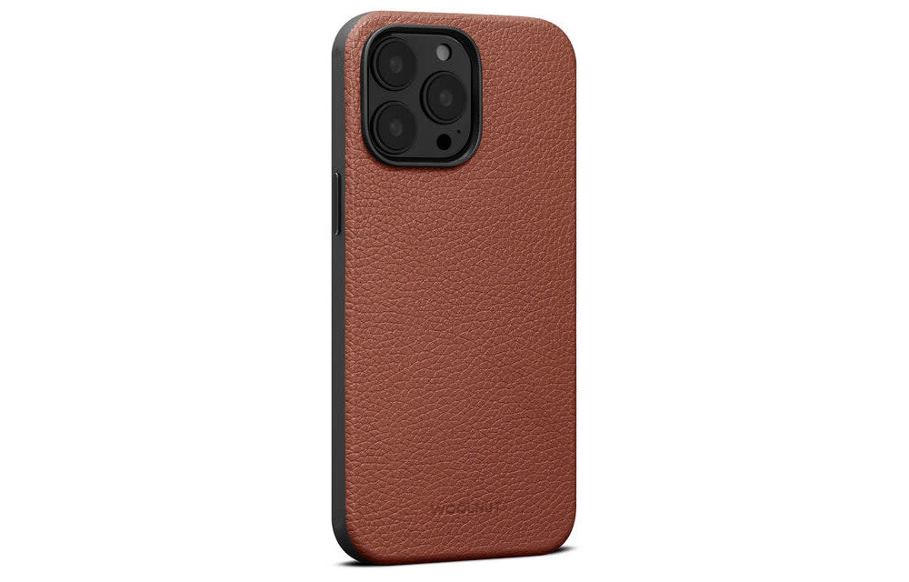 Woolnut Leather Case with Magsafe for iPhone 14 Pro - Cognac