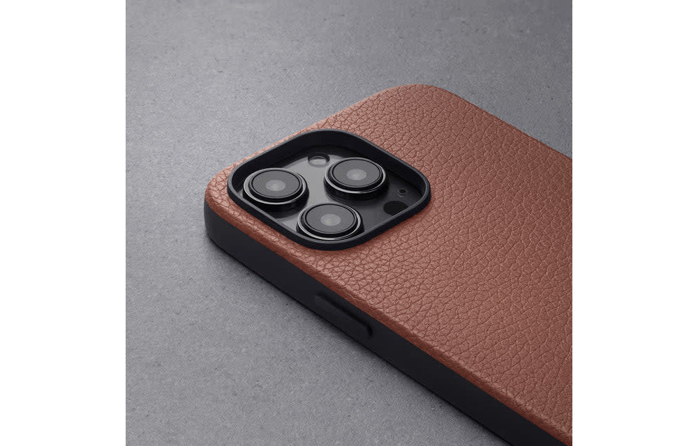 Woolnut Leather Case with Magsafe for iPhone 14 Pro - Cognac