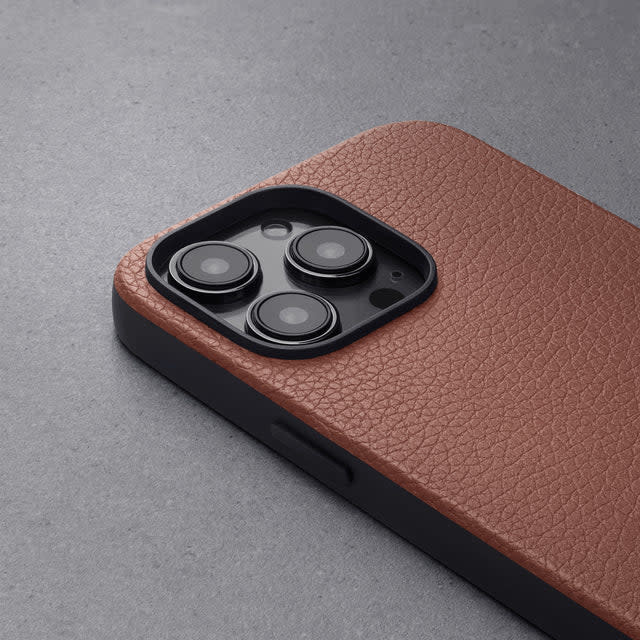 Woolnut Leather Case with Magsafe for iPhone 14 Pro - Cognac