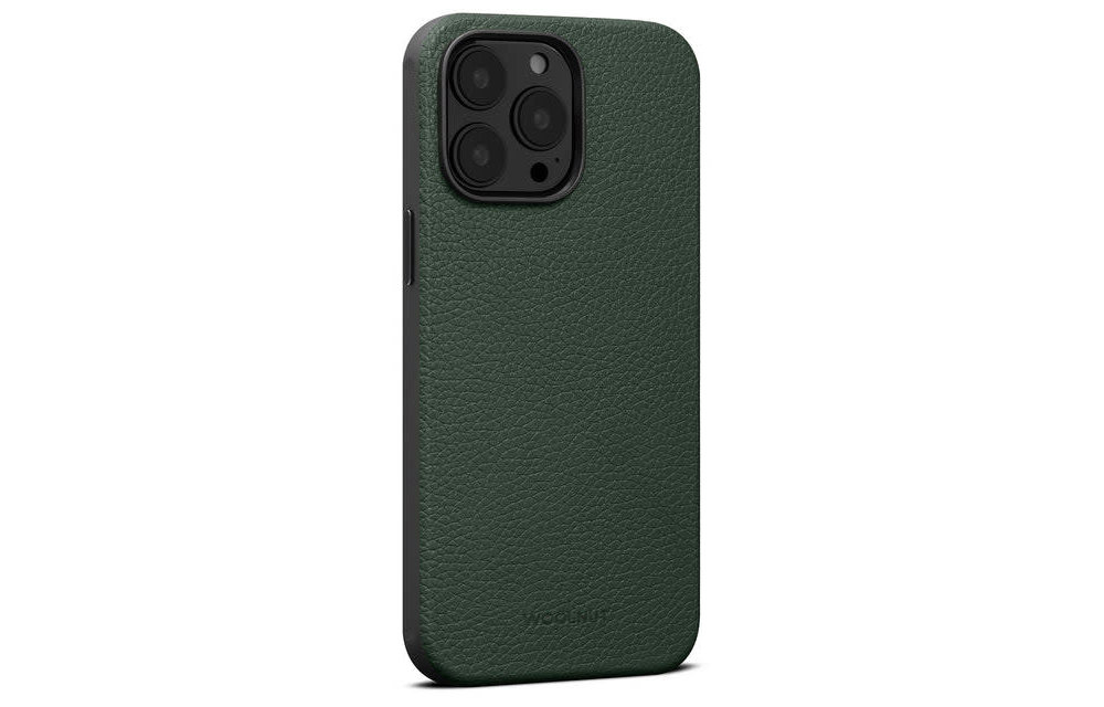 Woolnut Leather Case with Magsafe for iPhone 14 Pro - Green